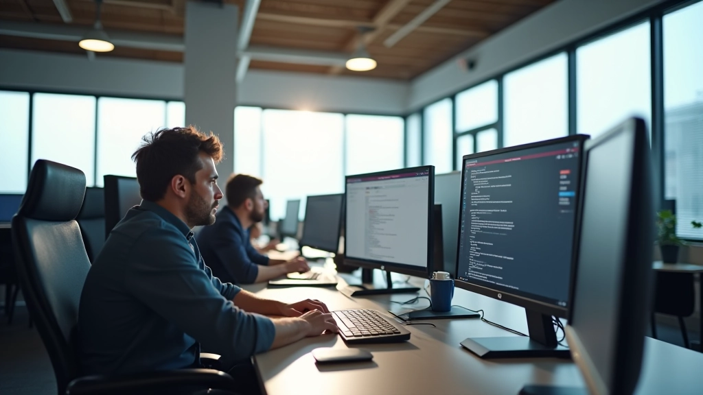 Ufficio VeloceWeb Italia con team di sviluppatori che lavora su ottimizzazione web