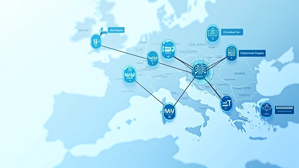 Mappa interattiva con nodi CDN distribuiti in Italia e Europa meridionale, linee di connessione che mostrano il routing ottimale